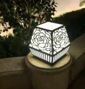 Customized Rose Pilar light for Rose Garden